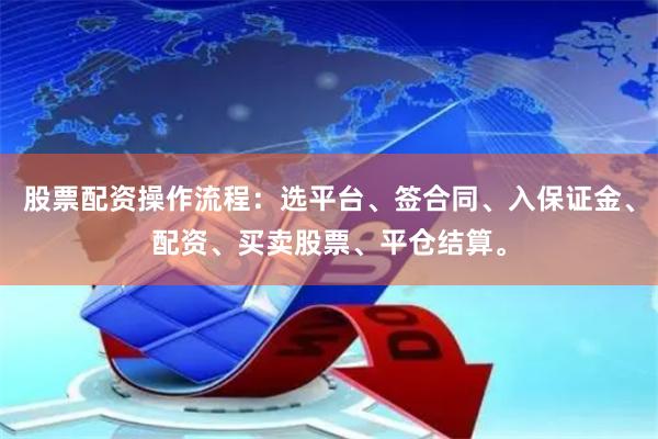 股票配资操作流程：选平台、签合同、入保证金、配资、买卖股票、平仓结算。