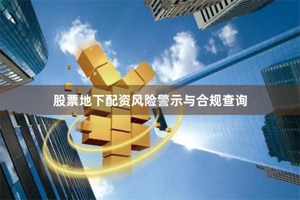 股票地下配资风险警示与合规查询